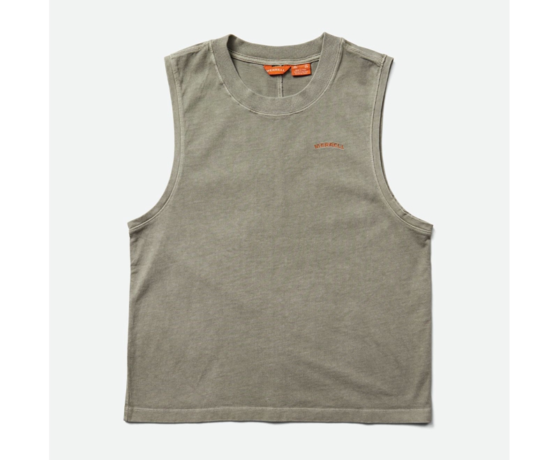 Merrell Sunbaked Tank Women\'s Vest Grey | 9854-DOCGY