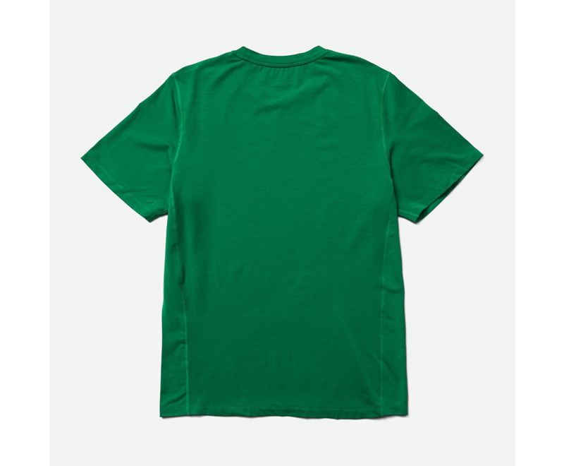 Merrell Tencel™ Sleeve Men's T Shirts Green | 3049-ACUTV