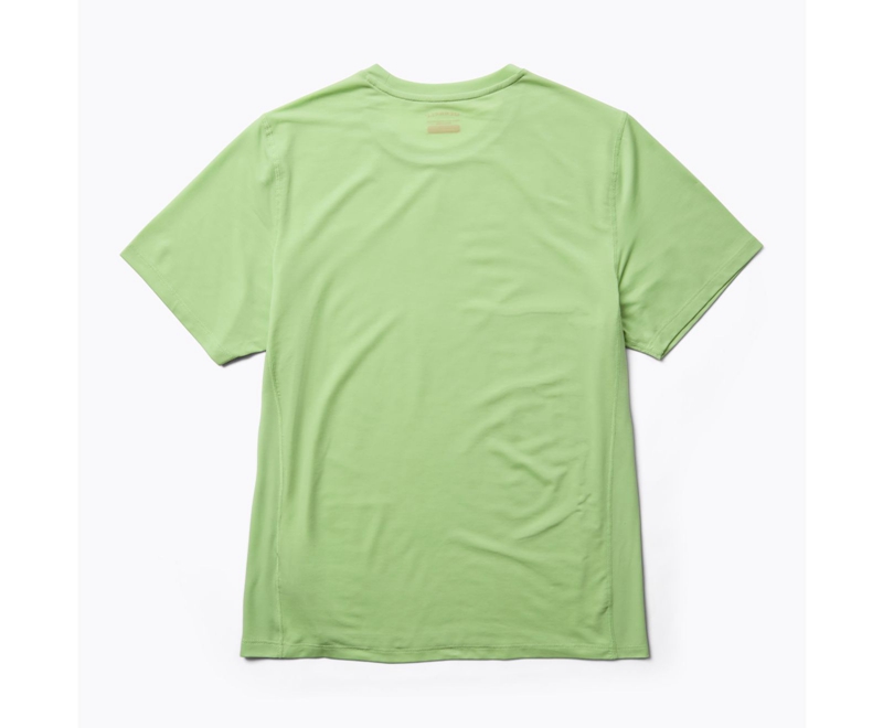 Merrell Tencel™ Sleeve Men's T Shirts Green | 6917-DEFMW