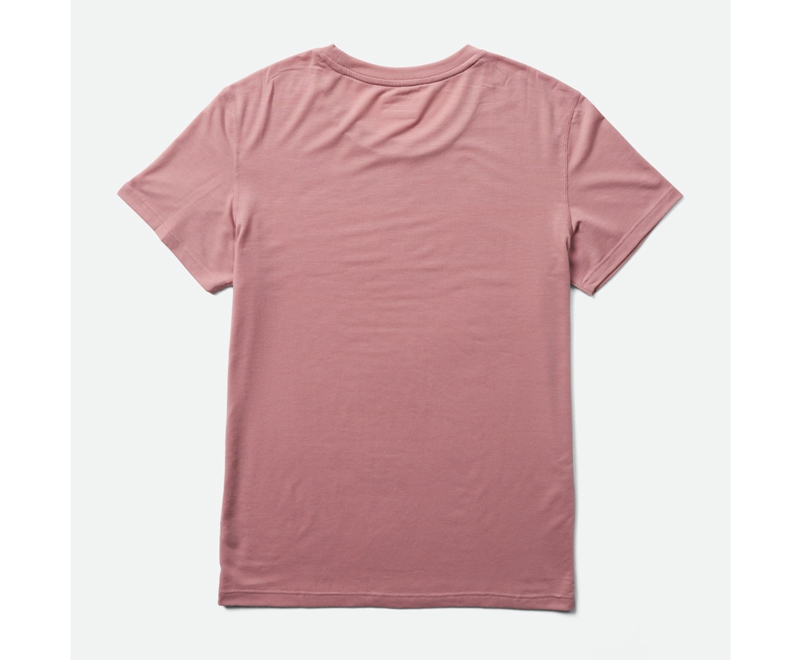 Merrell Tencel™ Sleeve Women's T Shirts Grey Rose | 0267-HUKBW