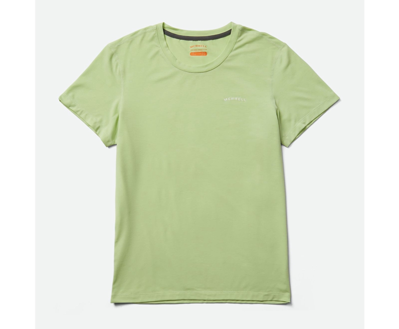 Merrell Tencel™ Sleeve Women\'s T Shirts Green | 1983-HBLFK