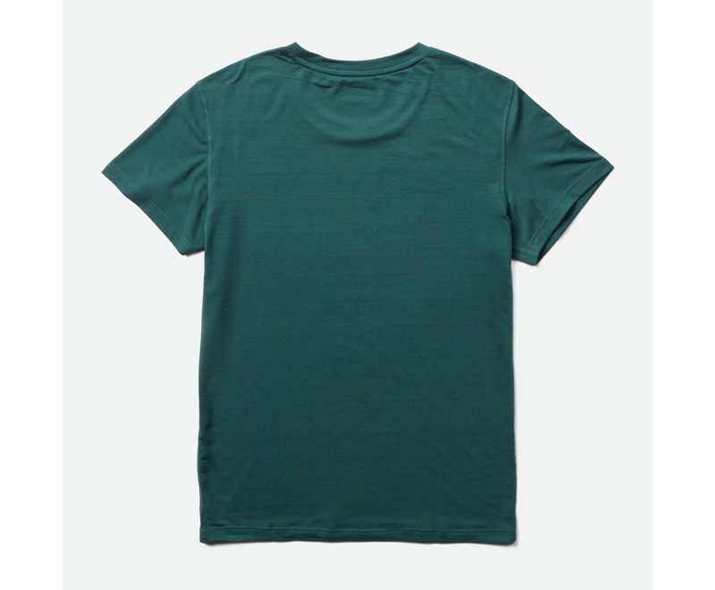 Merrell Tencel™ Sleeve Women's T Shirts Dark Green | 2489-CYEZF