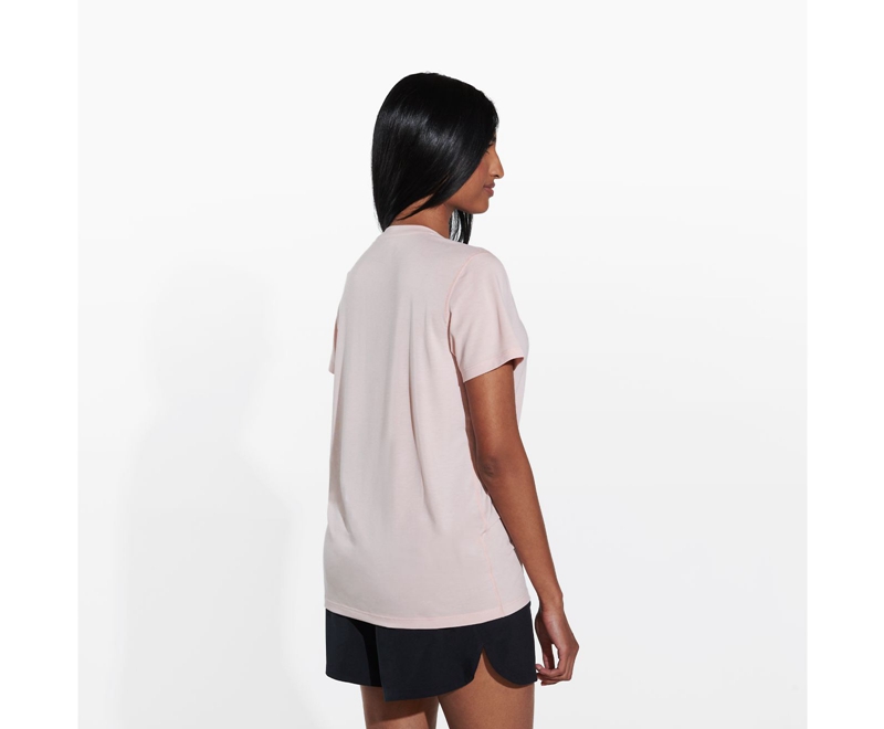 Merrell Tencel™ Sleeve Women's T Shirts Rose | 2593-WUMJT