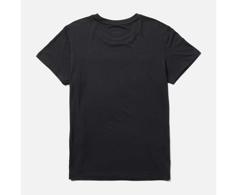 Merrell Tencel™ Sleeve Women's T Shirts Black | 3048-KBPUA