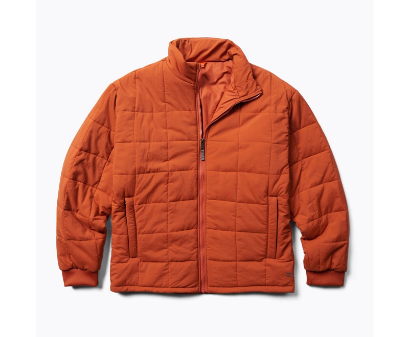 Merrell Terrain Insulated Men\'s Jackets Orange | 4086-YBASF