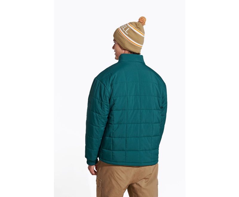 Merrell Terrain Insulated Men's Jackets Green | 5831-FEBHL