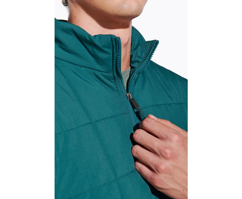 Merrell Terrain Insulated Men's Jackets Green | 5831-FEBHL