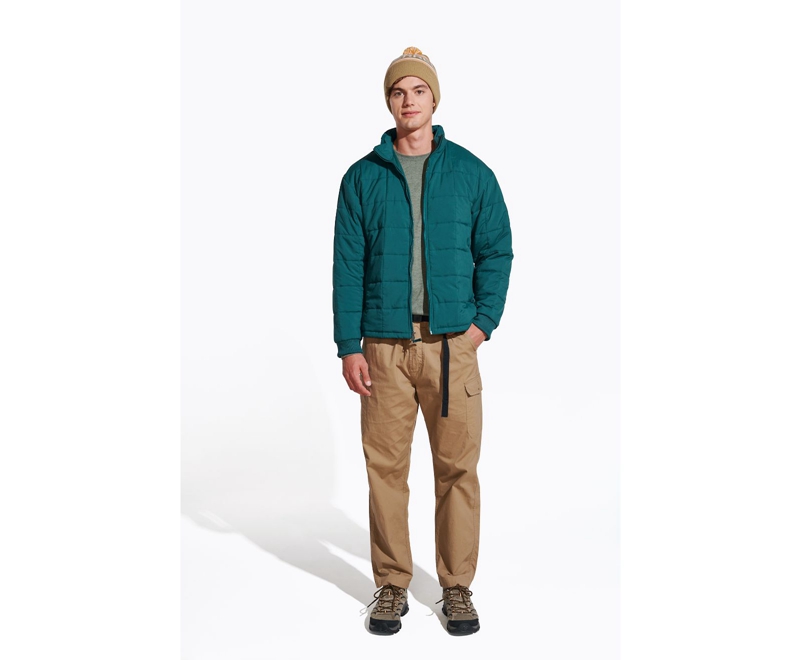 Merrell Terrain Insulated Men's Jackets Green | 5831-FEBHL