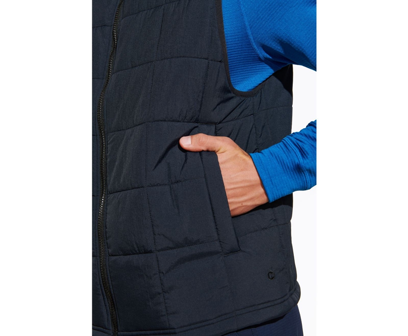 Merrell Terrain Insulated Men's Vest Black | 5062-LSJTI