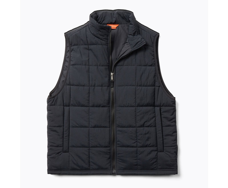 Merrell Terrain Insulated Men's Vest Black | 5062-LSJTI