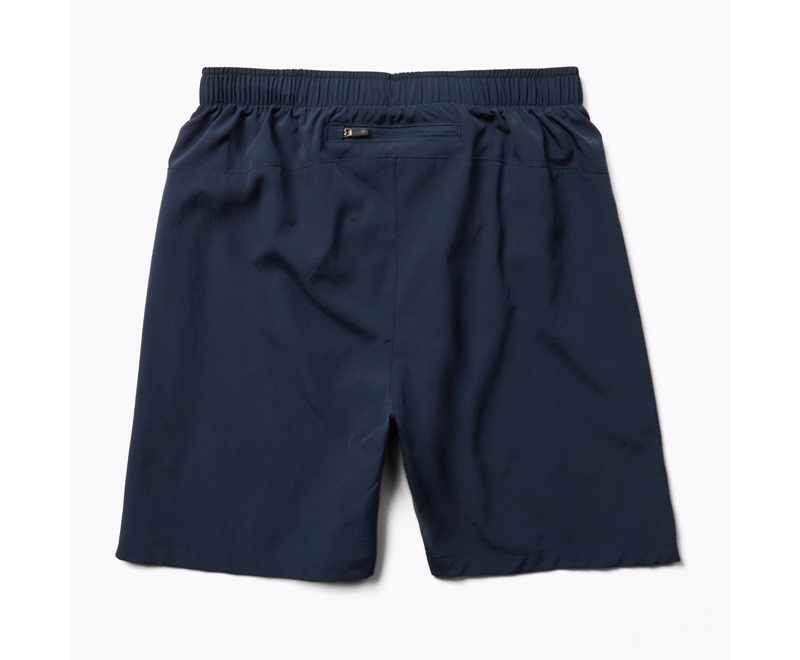 Merrell Terrain Run Men's Shorts Navy | 7836-UOVXL