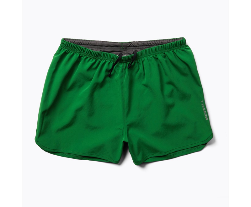 Merrell Terrain Run Women\'s Shorts Green | 0561-CMHYK