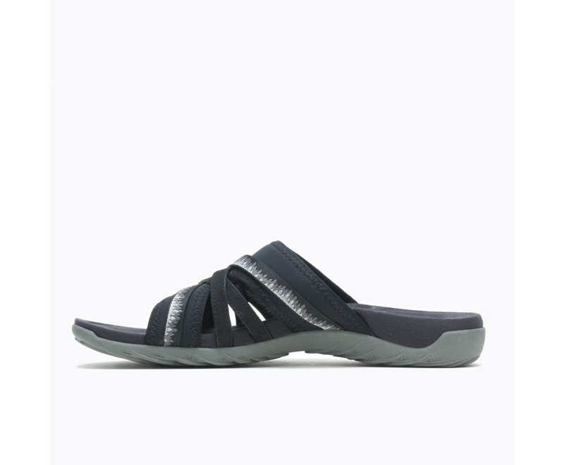 Merrell Terran 3 Cush Slide Women's Sandals Black | 3174-QYBWX