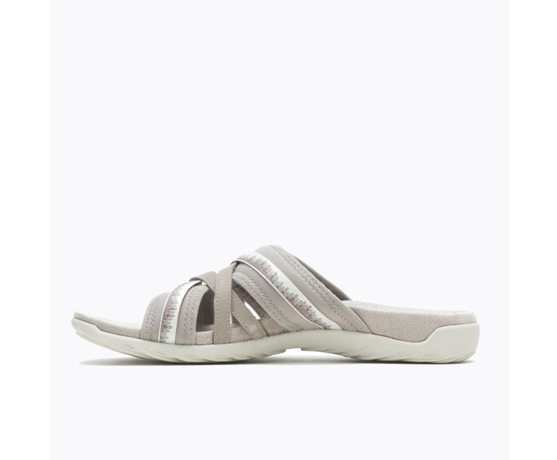 Merrell Terran 3 Cush Slide Women's Sandals Grey | 7682-GNFQS