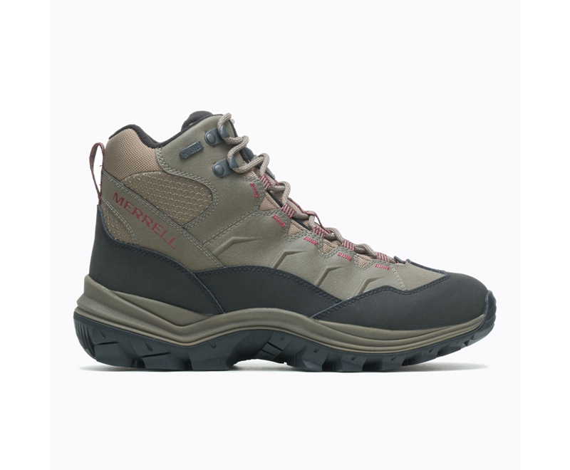 Merrell Thermo Chill Mid Men\'s Hiking Boots Olive | 0835-FUIXL