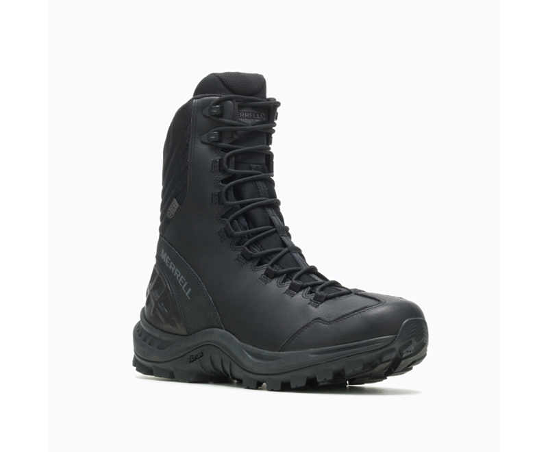 Merrell Thermo Rogue Tactical Ice+ Men's Waterproof Boots Black | 6189-DVMHE