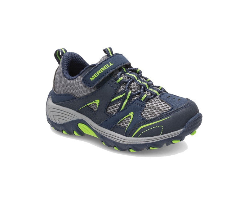 Merrell Trail Chaser Jr. Kids' Sneakers Navy / Green | 7410-GAPQD