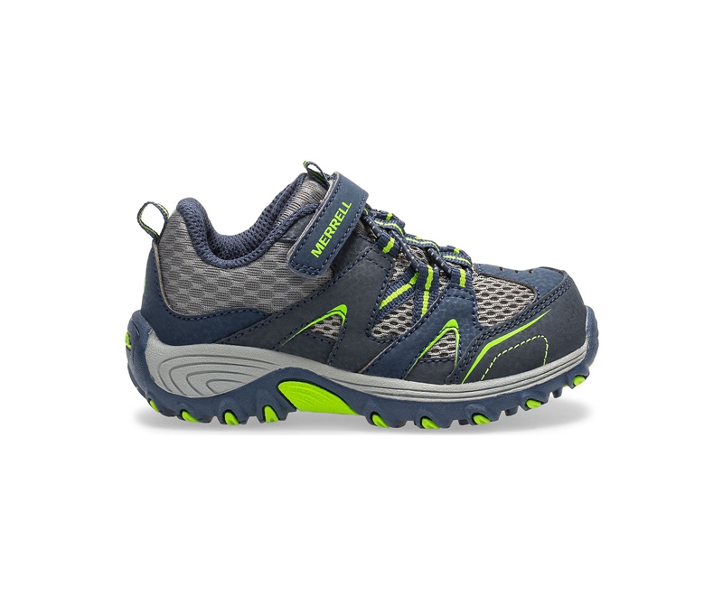 Merrell Trail Chaser Jr. Kids\' Sneakers Navy / Green | 7410-GAPQD