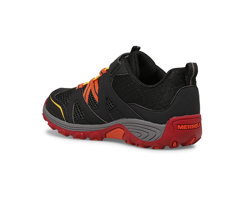 Merrell Trail Chaser Kids' Sneakers Black / Grey / Red | 3697-UZJQD