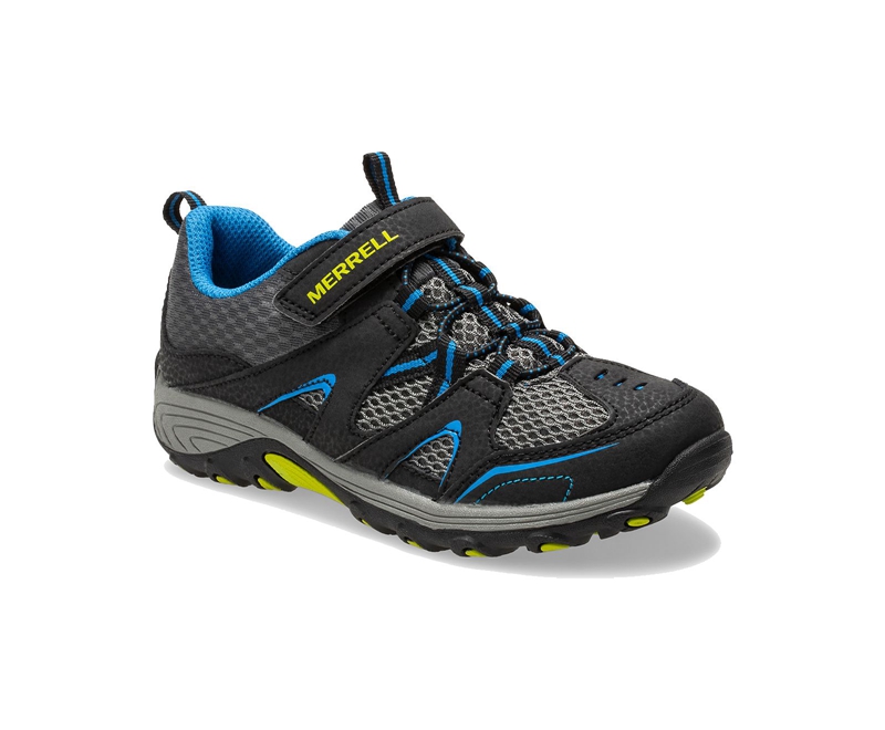 Merrell Trail Chaser Kids' Sneakers Black / Blue | 9257-WLCSB