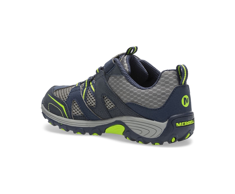 Merrell Trail Chaser Kids' Sneakers Navy / Green | 4218-EJQYF