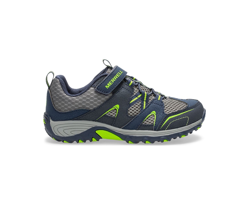 Merrell Trail Chaser Kids\' Sneakers Navy / Green | 4218-EJQYF