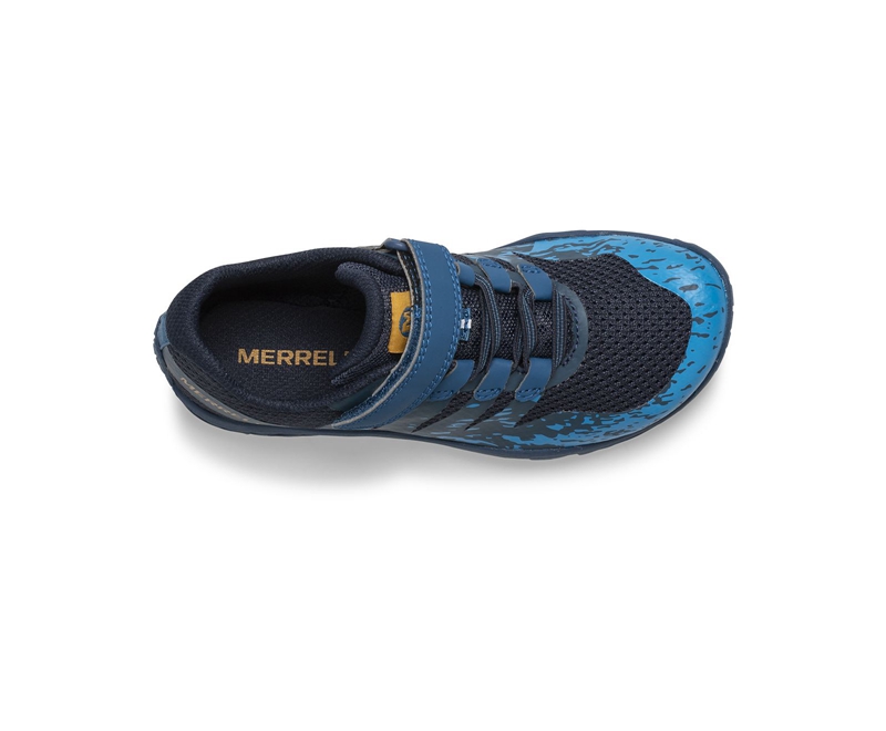 Merrell Trail Glove 5 A/C Kids' Slip Ons Blue | 2641-ARWFP