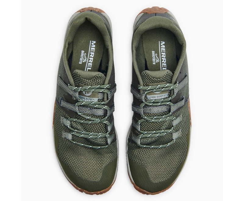 Merrell Trail Glove 6 Men's Trail Running Shoes Olive | 6028-GNYFO