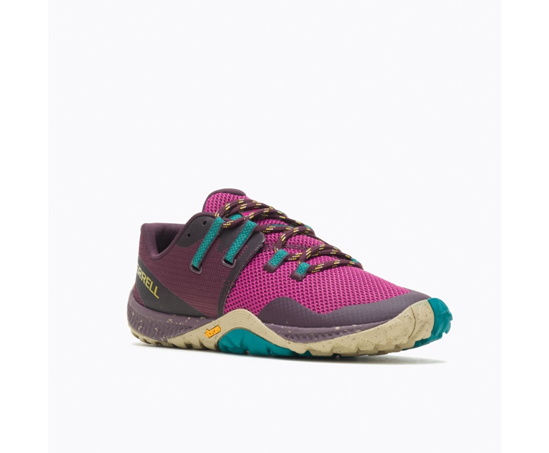 Merrell Trail Glove 6 Women's Trail Running Shoes Fuchsia | 4895-HLNSG