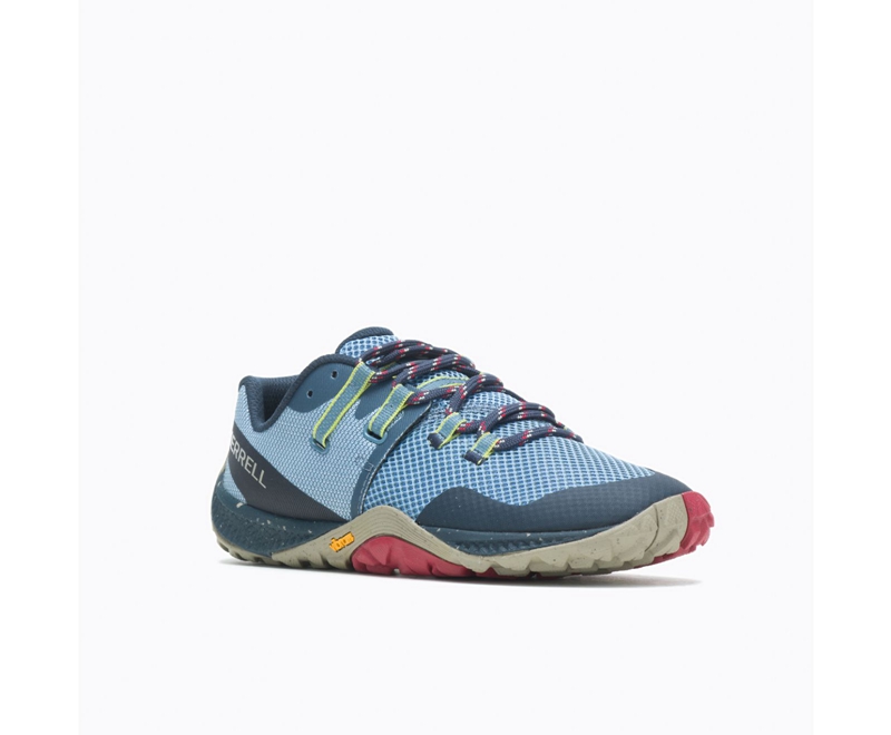 Merrell Trail Glove 6 Women's Trail Running Shoes Blue | 6507-SHLOB