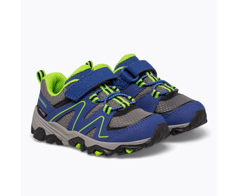 Merrell Trail Quest Jr. Kids' Sneakers Blue / Green | 7629-PSADG