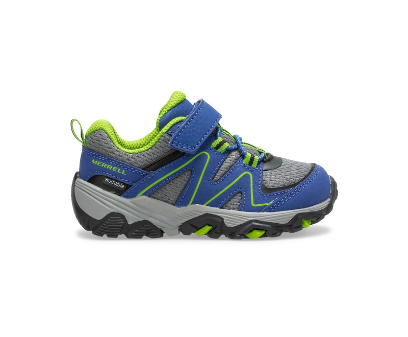 Merrell Trail Quest Jr. Kids\' Sneakers Blue / Green | 7629-PSADG