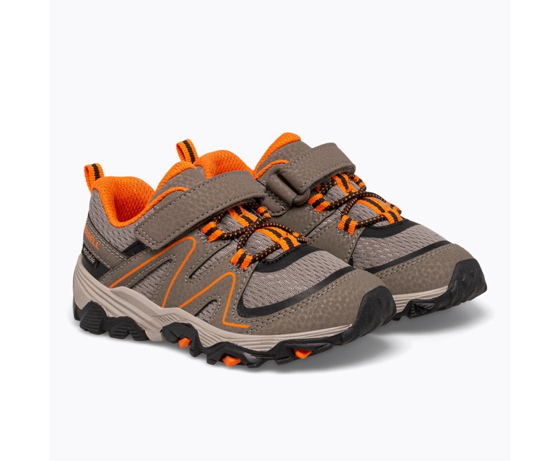 Merrell Trail Quest Jr. Kids' Sneakers Grey / Orange | 9351-XZTUY