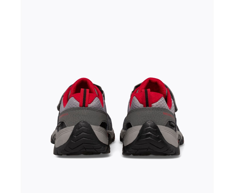 Merrell Trail Quest Kids' Sneakers Grey / Red / Black | 7092-MCBUL