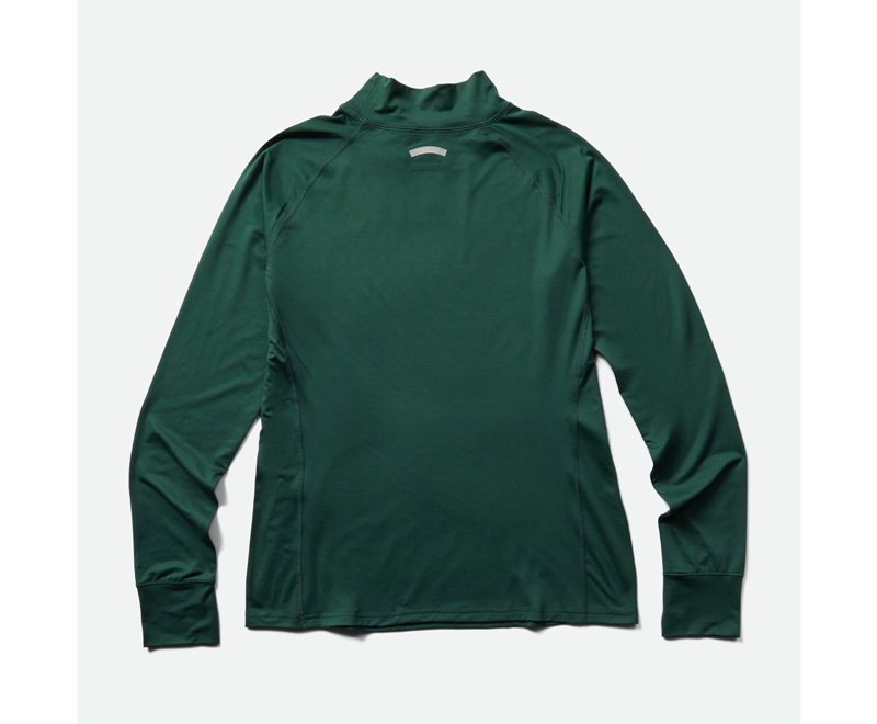 Merrell Trail Running Midlayer Women's Sweatshirts Dark Green | 5136-QDULK