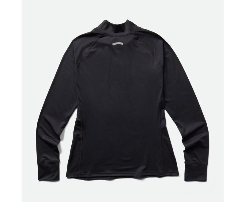 Merrell Trail Running Midlayer Women's Sweatshirts Black | 8374-RWUFJ