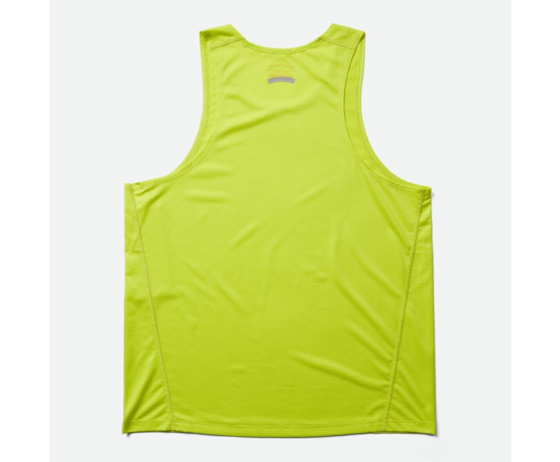 Merrell Trail Running Singlet Men's Vest Deep Yellow | 0721-DCBQU