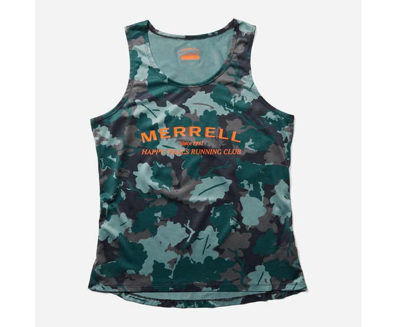 Merrell Trail Running Singlet Women\'s Vest Green | 4129-EXFQD