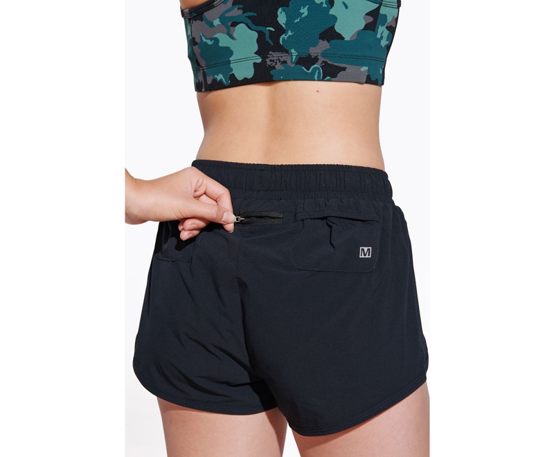 Merrell Trail Running Women's Shorts Black | 7281-DKHYT