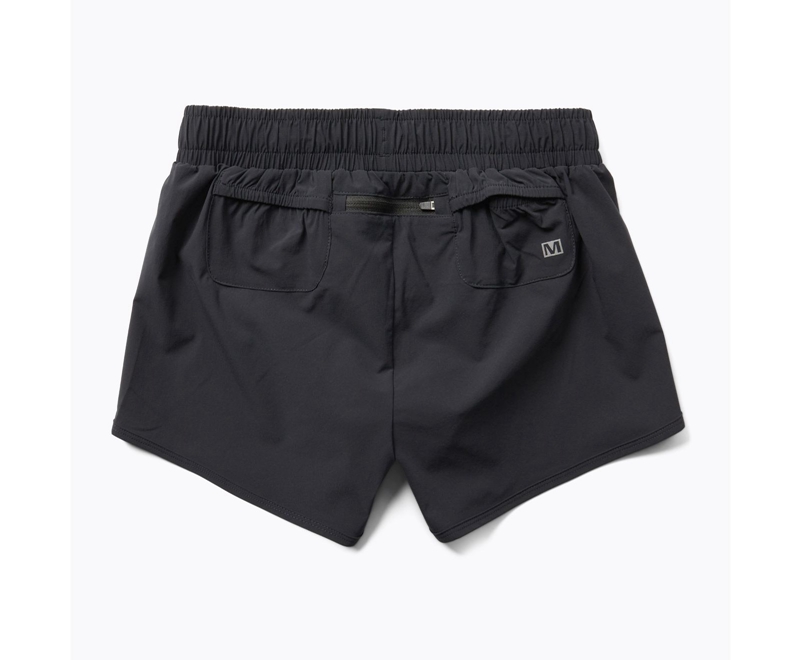 Merrell Trail Running Women's Shorts Black | 7281-DKHYT