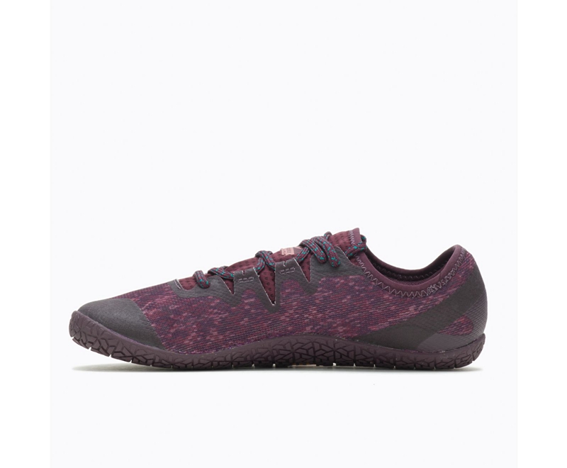 Merrell Vapor Glove 5 Women's Trail Running Shoes Burgundy | 5891-LGIRK