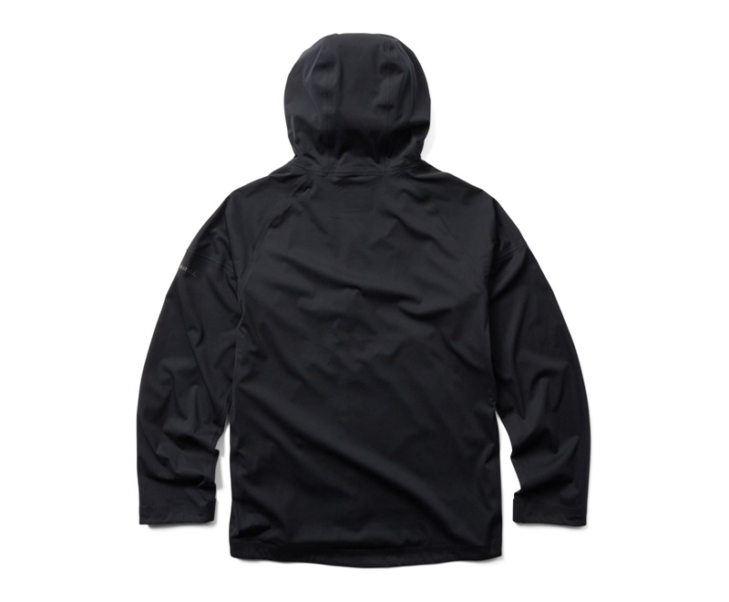 Merrell Whisper Rain Shell Men's Jackets Black | 4729-FGSVT