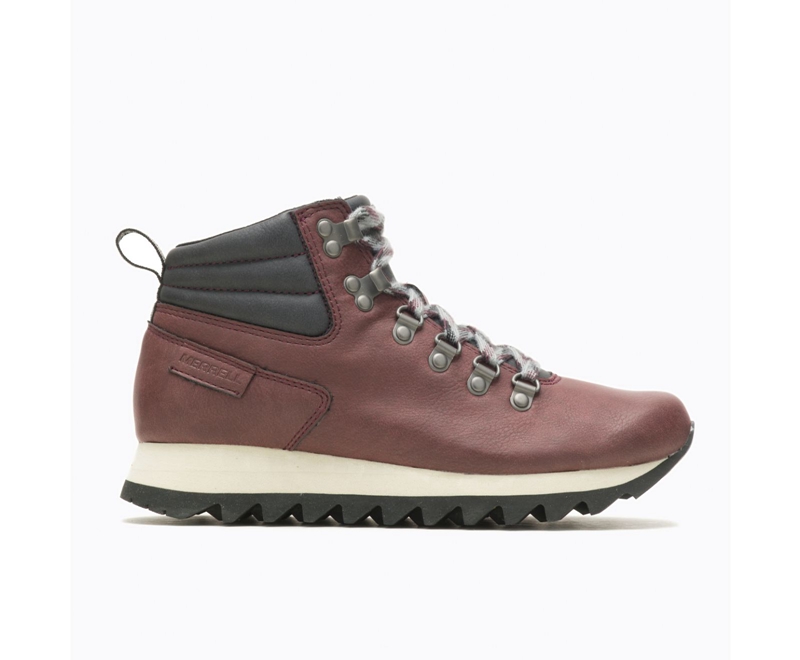 Merrell Alpine Hiker Women's Hiking Boots Burgundy | 4081-SYZGN