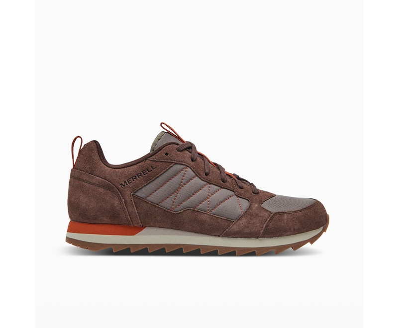 Merrell Alpine Men's Sneakers Chocolate | 8197-ZEUWM