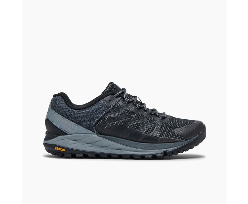 Merrell Antora 2 GORE-TEX® Wide Width Women's Trail Running Shoes Black | 8520-XTMWL