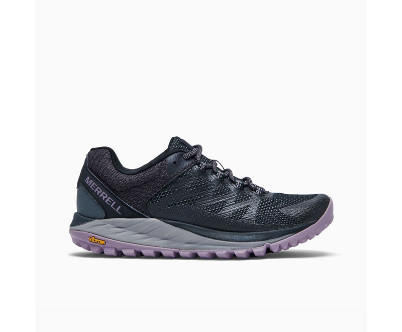 Merrell Antora 2 Women's Trail Running Shoes Black / Dark Grey | 4031-TYVRU