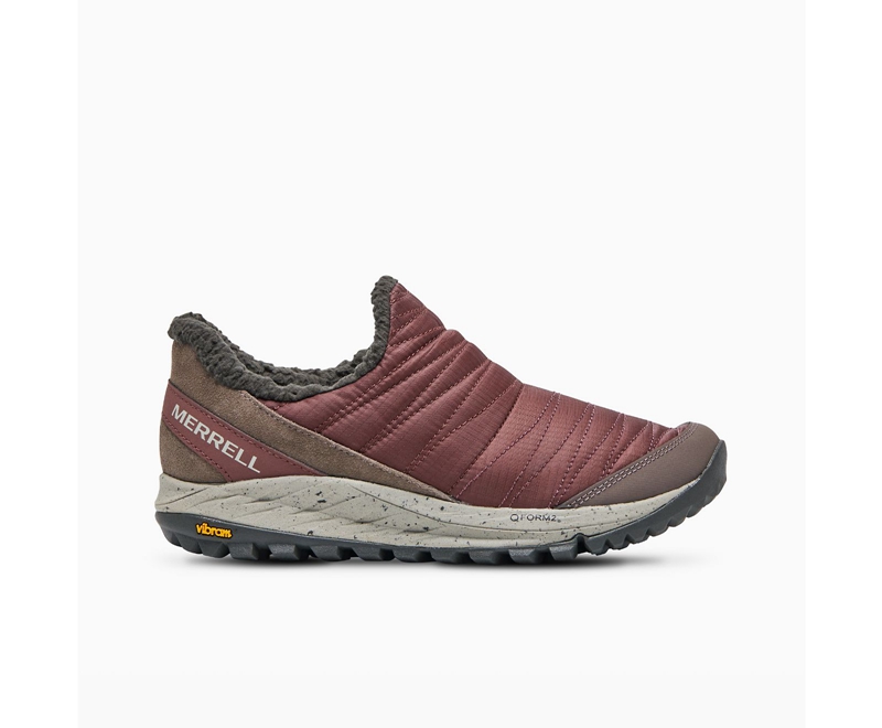 Merrell Antora Moc Women's Slip Ons Burgundy | 8142-HRNWZ