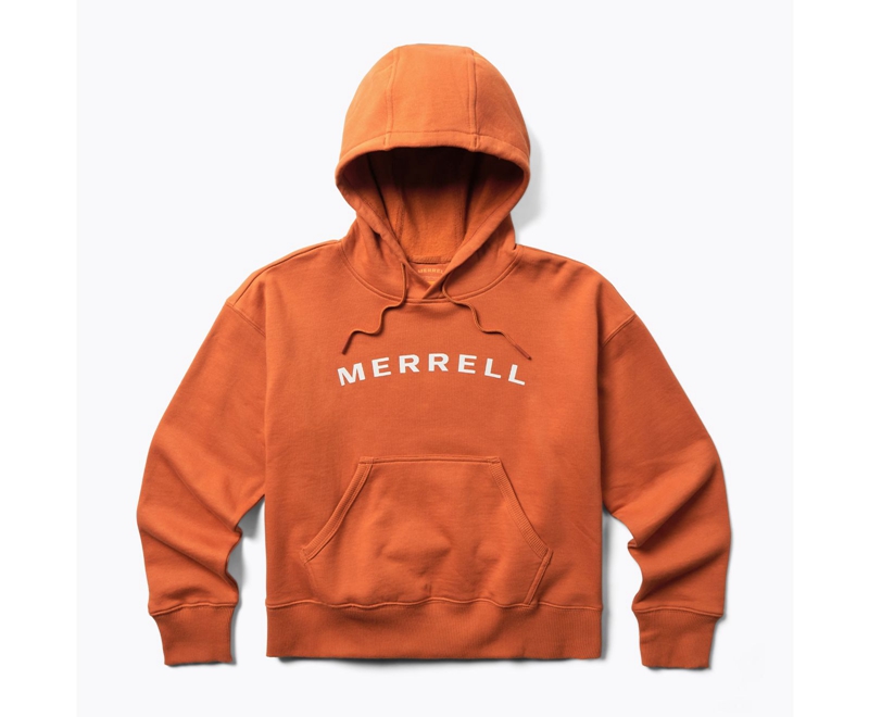 Merrell Arc Women's Hoodie Orange | 4076-RLIGQ