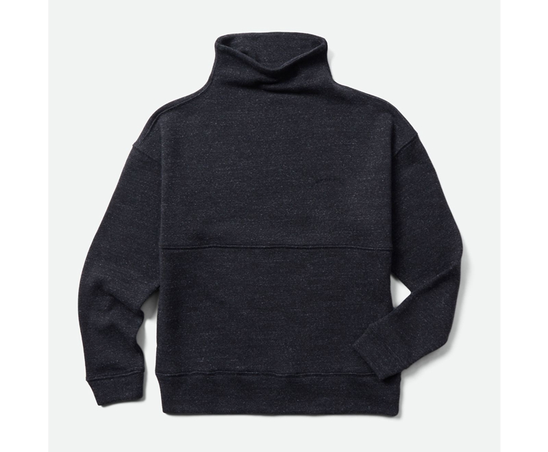 Merrell Dianthus Sweatshirt Women's Sweatshirts Black | 0861-WDHUG