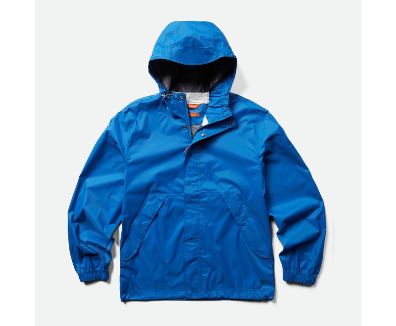 Merrell Fallon Rain Shell Men's Jackets Blue | 2935-ILWXZ